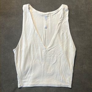 Lulu’s Basics White Cropped Tank